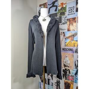 Mossimo Y2K Fur Cardigan